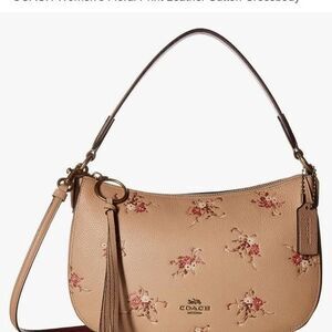 Coach Sutton crossbody Floral Print Leather Sutton Shoulder Crossbody bag